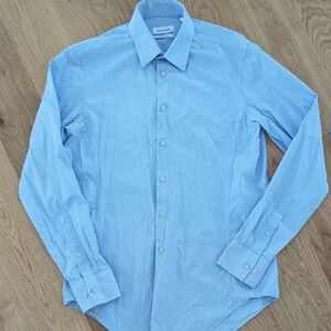 3/$15 Calvin Klein Men's Blue Shirt